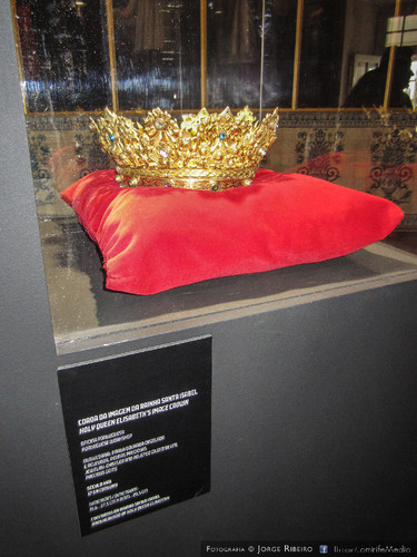 Coroa de ouro da Rainha Santa Isabel, Infanta de Aragão, Rainha de Portugal (1271-1336). Gold Crown Queen Santa Isabel, Infanta of Aragon, Queen of Portugal