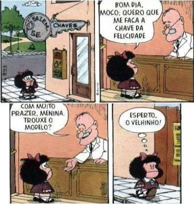 A chave da felicidade
