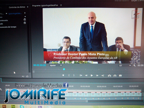 Gravação e Produção de vídeo com Paulo Mota Pinto, Presidente da Comissão dos Assuntos Europeus da Assembleia da República