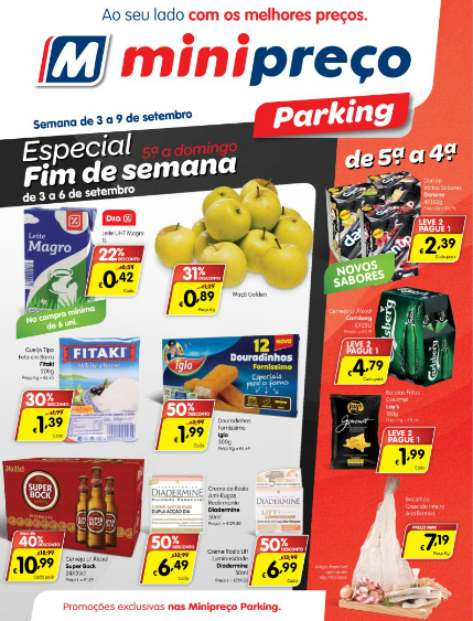 Antevisão folheto Minipreço Parking