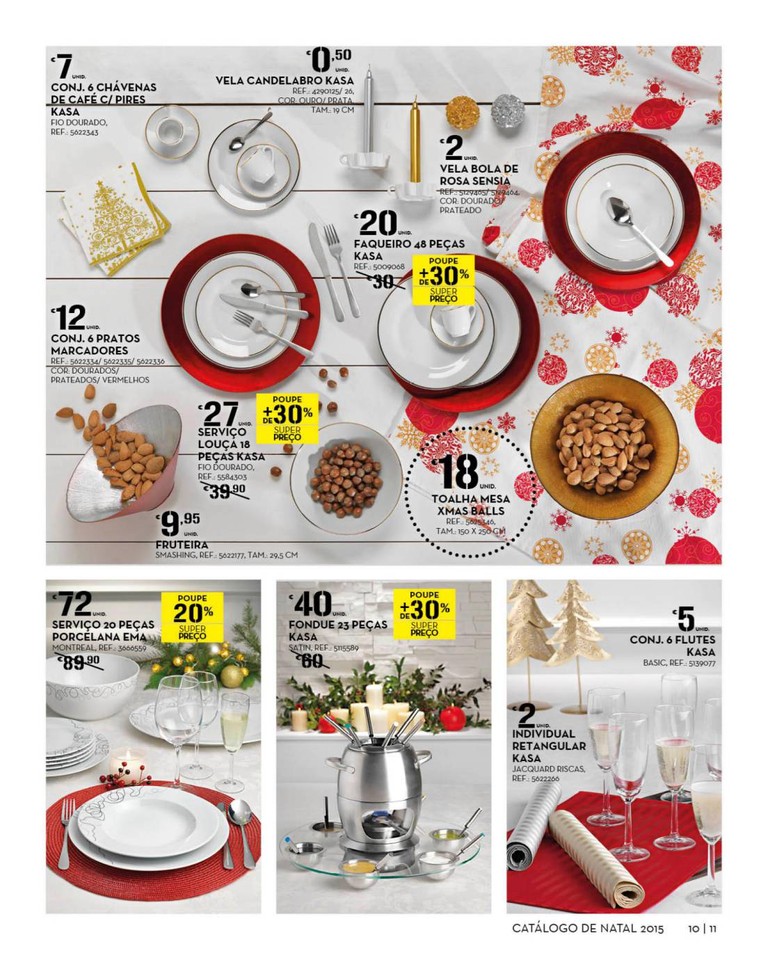 Antevisão folheto Continente especial Natal
