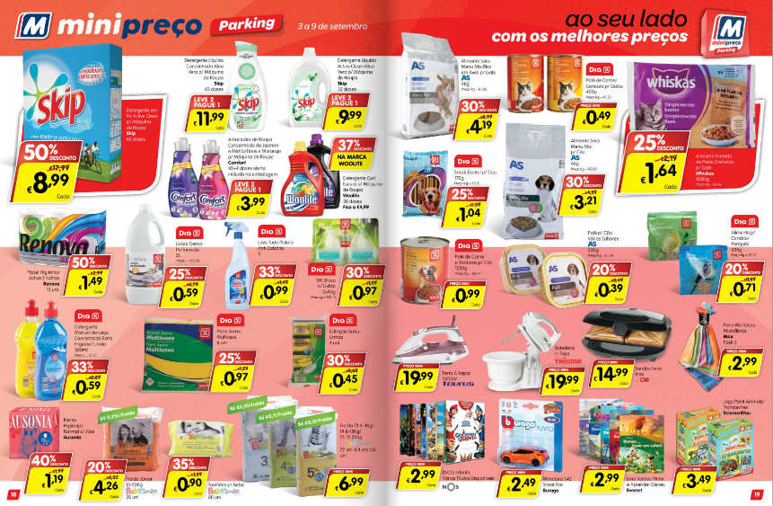Antevisão folheto Minipreço Parking