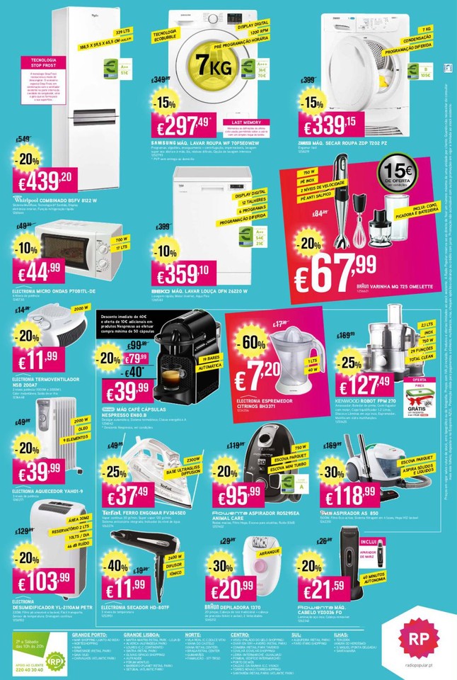 Antevisão folheto Radio Popular 