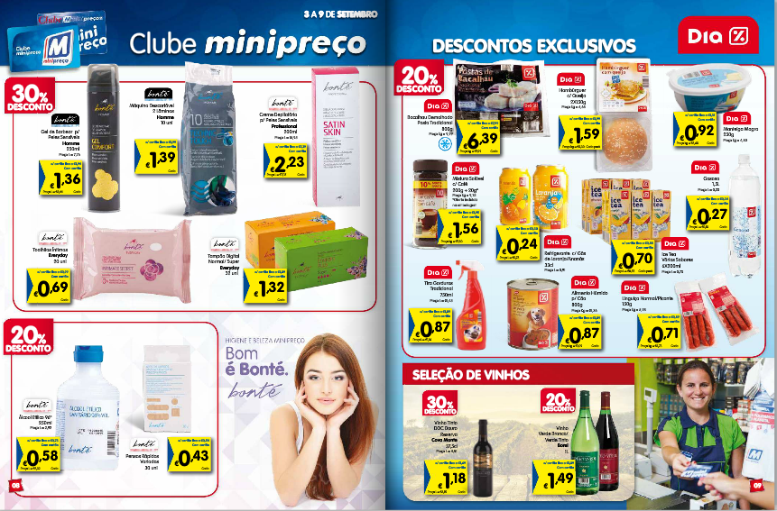 Antevisão folheto Minipreço 3 a 9 set