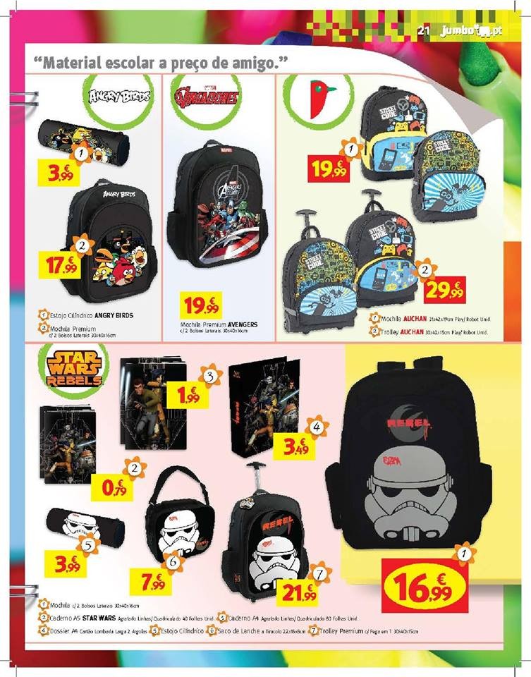 Antevisão folheto Jumbo regresso às aulas