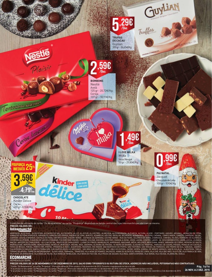 Antevisão folheto Intermarche 26 a 2 dez Antevisão folheto Intermarche