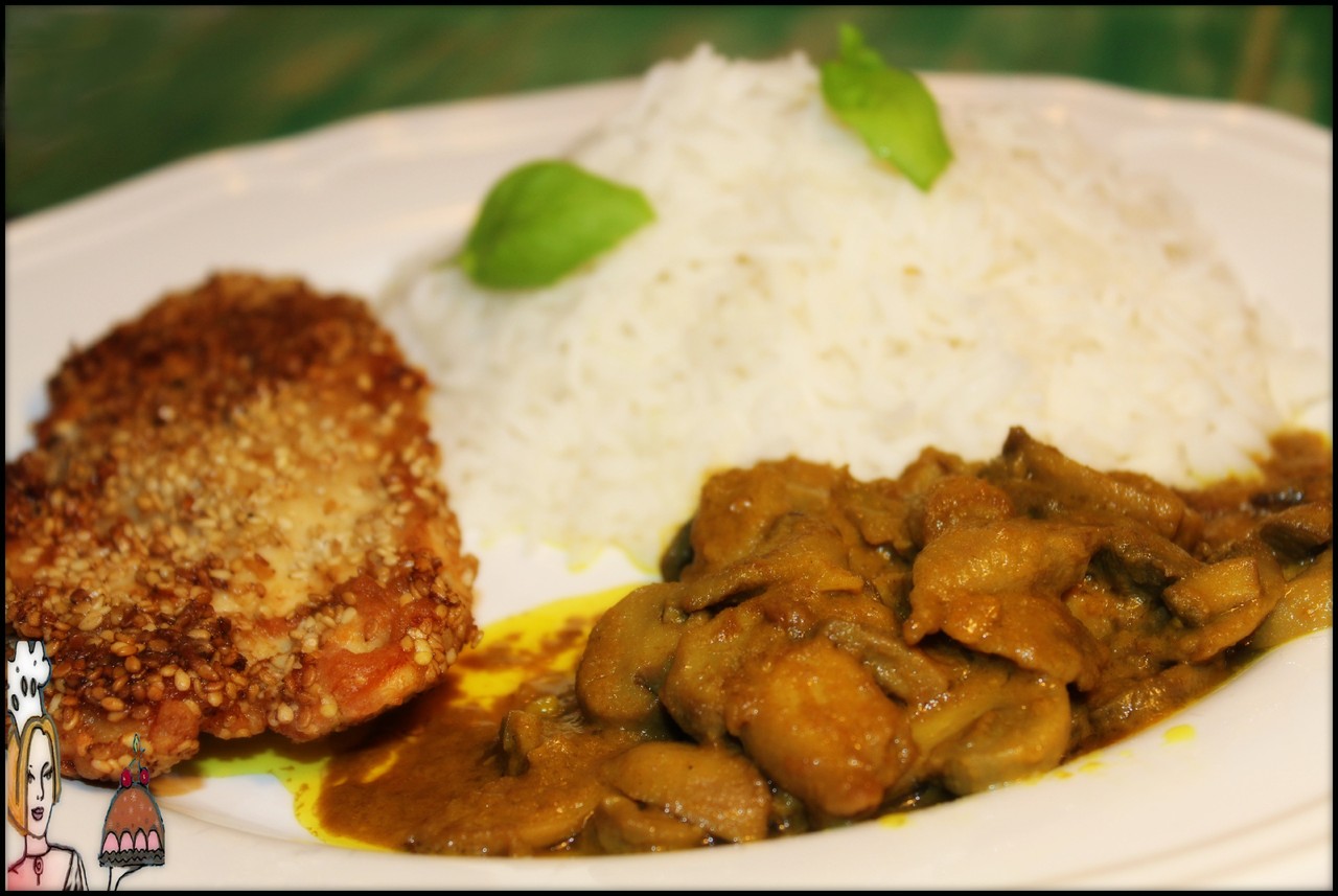 Receita de arroz com frango e cogumelos Receita de arroz com frango e cogumelos