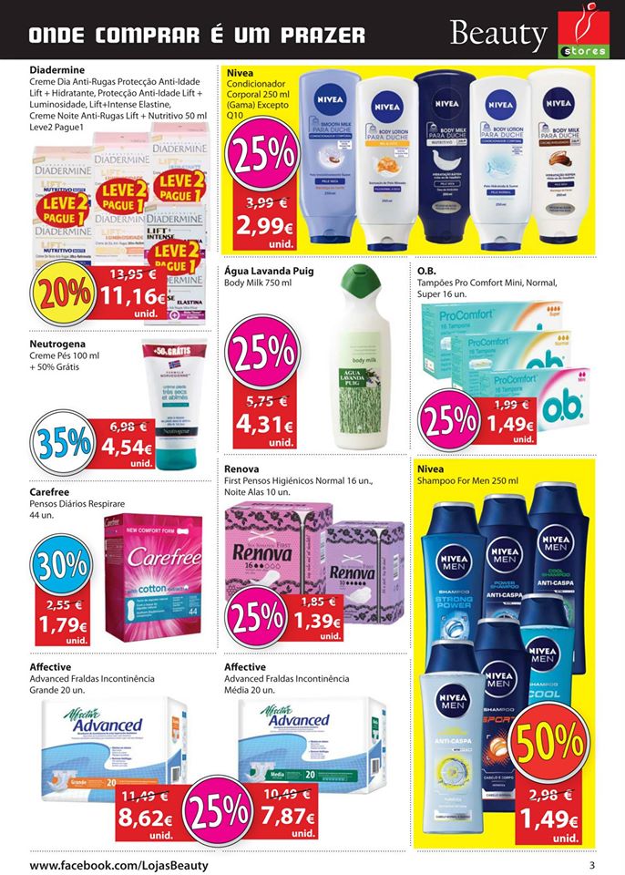 Novo folheto Beauty Stores  