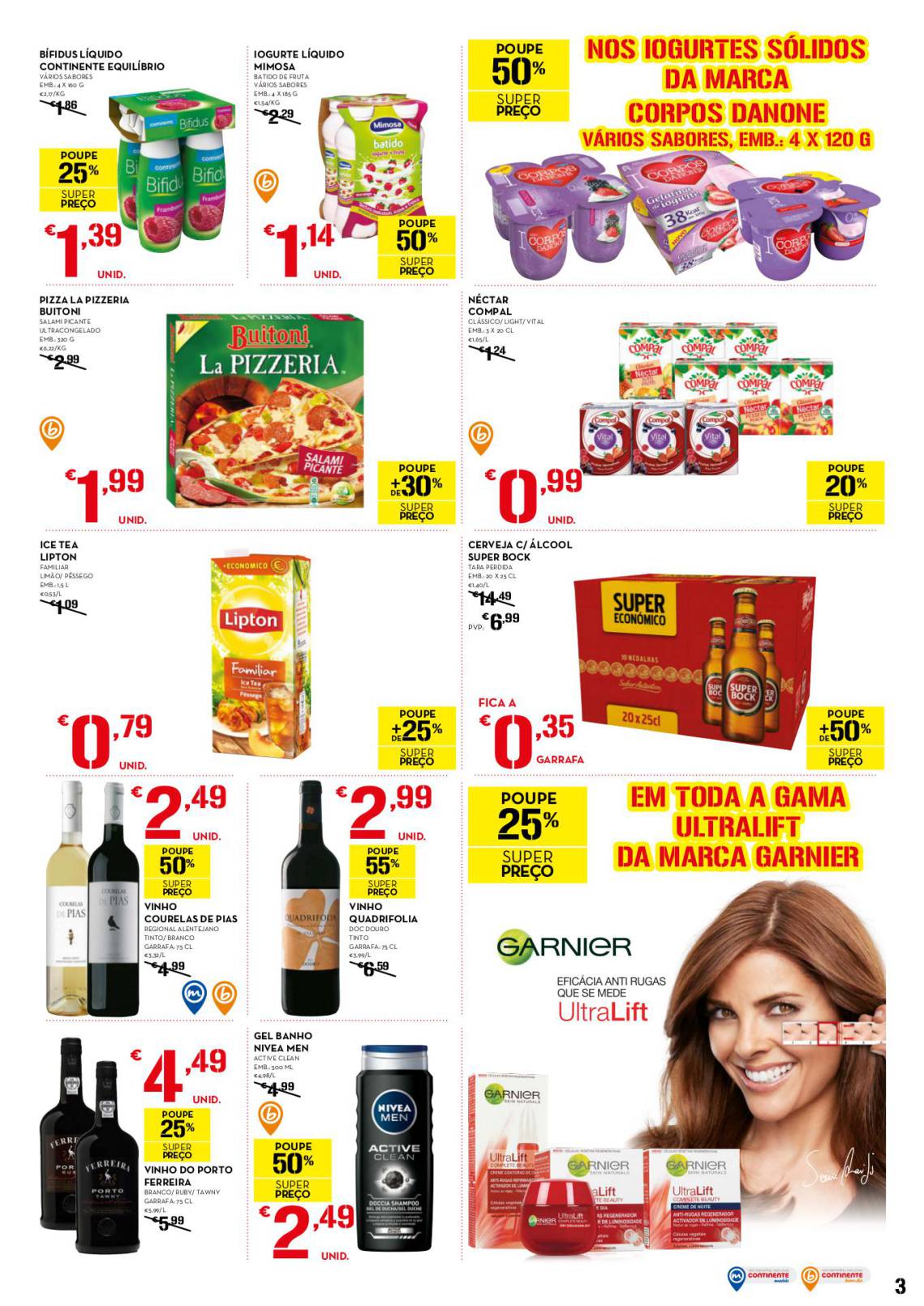 Antevisão folheto Continente especial fim semana