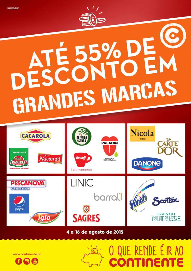Antevisão folheto Continente Grandes Marcas
