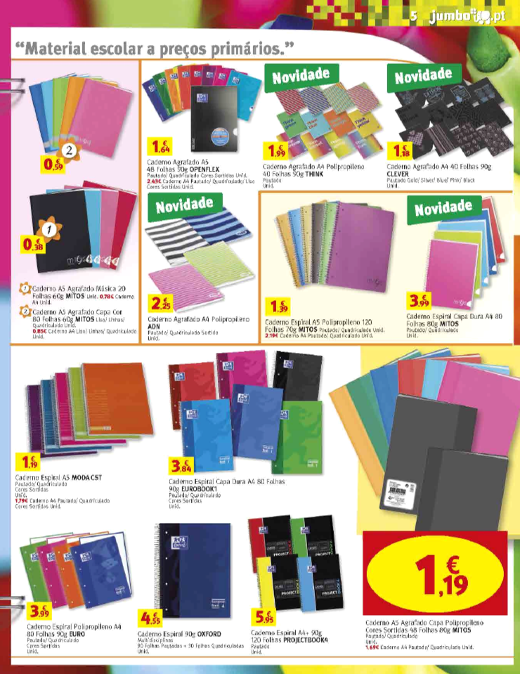 Antevisão folheto Jumbo