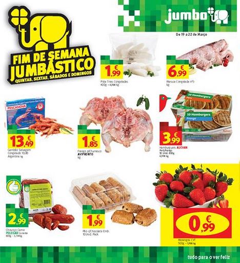 Antevisão folheto Jumbo  Fim de Semana Jumbástico