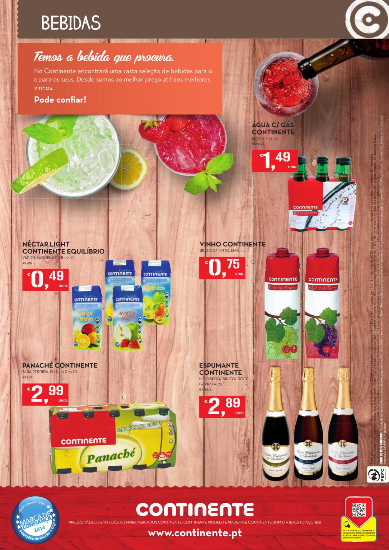 Novo folheto Continente extra Marca Própria