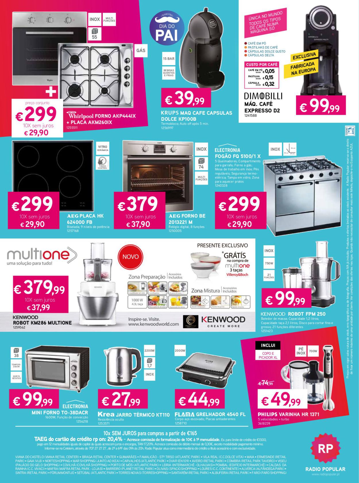 Novo folheto Radio Popular 