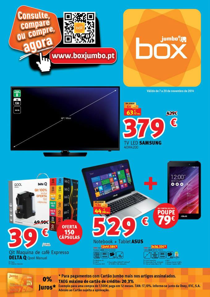 Novo folheto Jumbo Box 7 a 20 nov
