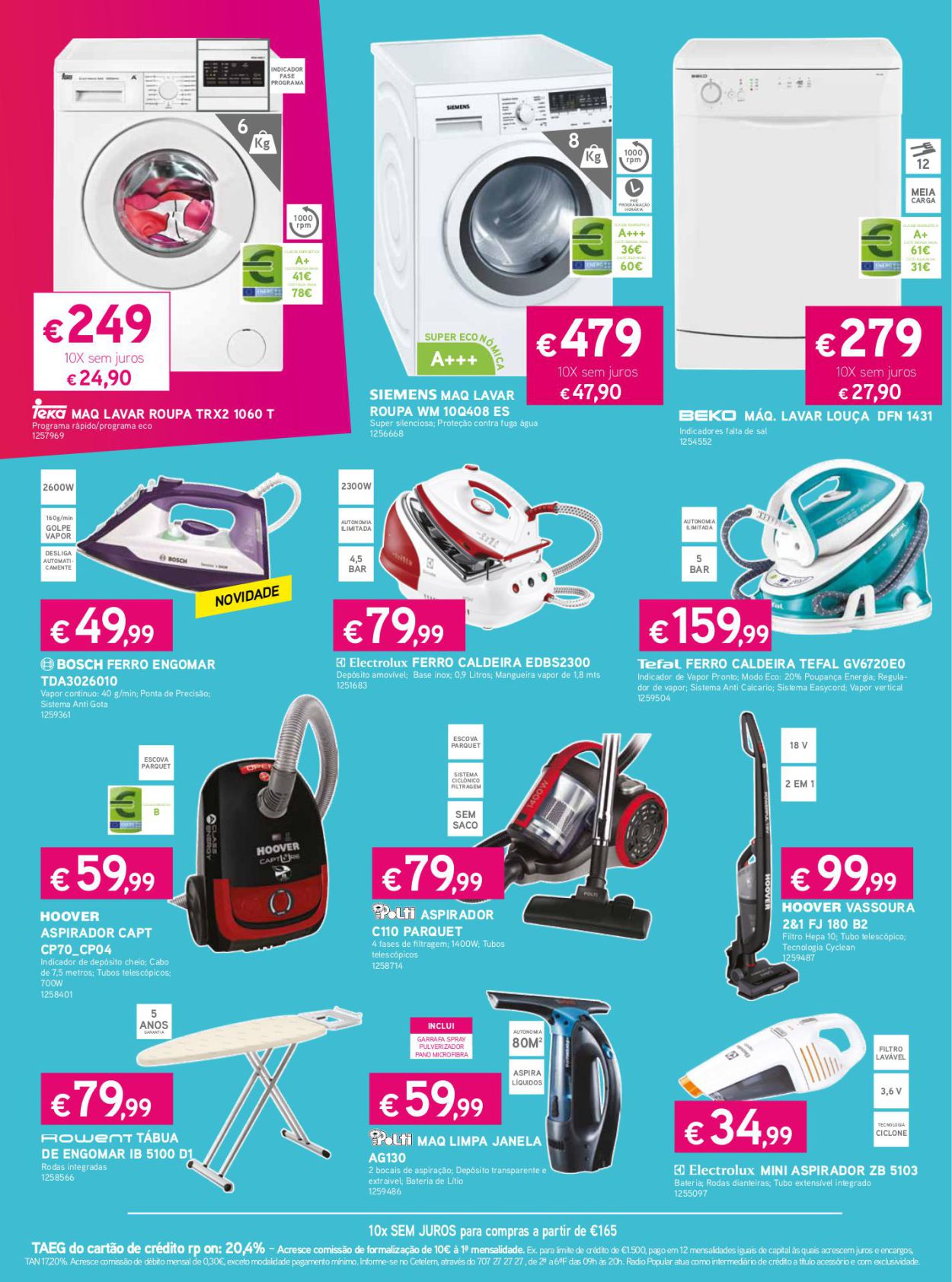 Novo folheto Radio Popular 