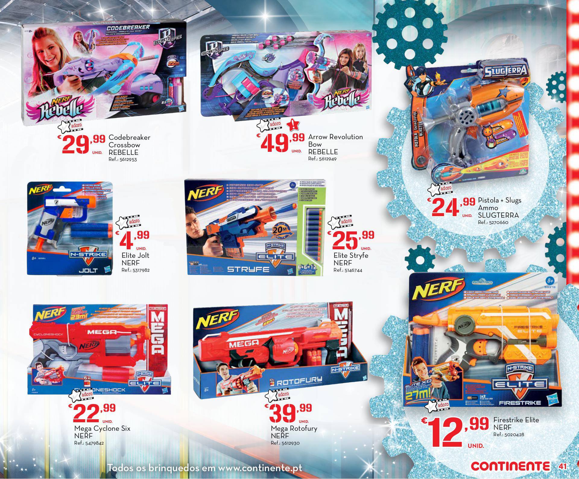 Novo folheto Continente especial brinquedos 