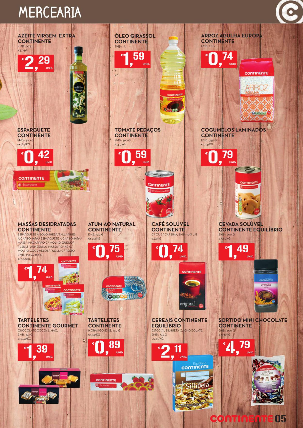 Novo folheto Continente extra Marca Própria