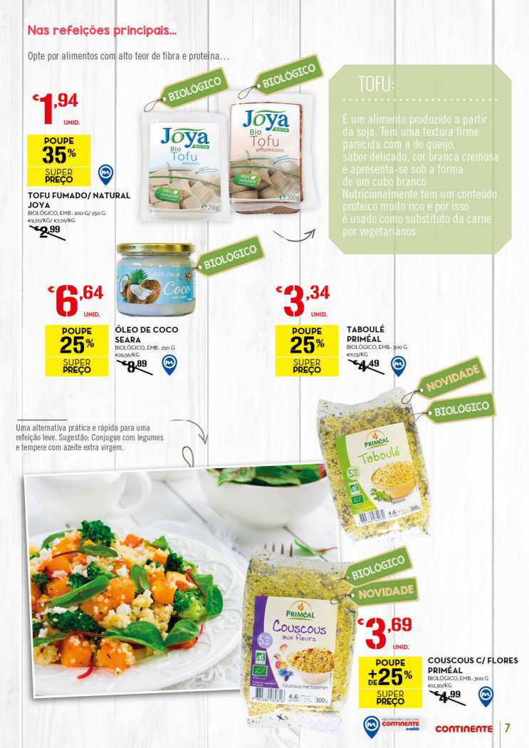 Antevisão folheto Continente Bem Estar